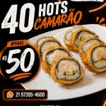 Hot Camarão 40 Peças