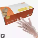 LUVA MEDIX PVC TRANSPARENTE SEM PO