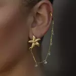 Aro estrella trepadora Chapa Oro18k