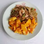Personal pollo naranja