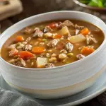 Sopa de legumes c/ carne