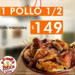 Pollo Imedio $160 solo miercoles