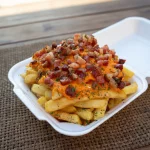 Batata com cheddar e bacon 🥓