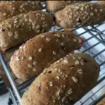 Pan integral avena y arándanos
