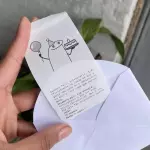 Cartinha com envelope