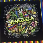 Bandana Venezuela fondo negro
