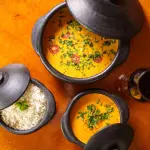 Moqueca de peixe e camarão