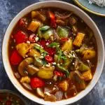 Mixed veg in hot garlic sauce