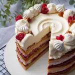 Torta amor frambuesa SIN AZUCAR