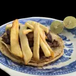 Taco de suadero.
