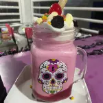 malteada de frutos rojos