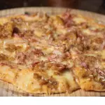 Pizzeta de Maduro y Tocineta