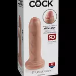 DILDO REALISTA  6″ CON PREPUCIO