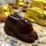 Conejo de chocolate con almendra · Quillacao und.
