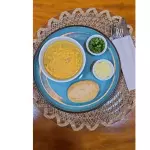 Caldo legumes defumados com frango