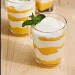 Durazno con crema