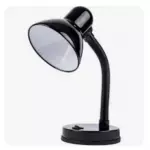 Luminária com botão ligar e desligar