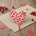 134 TOPPER CORAZON - 13X10CM