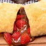 Pastel de Nutella com Morango