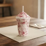frappe fresa con crema.