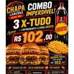 COMBO 3 X-TUDO