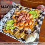 Nachos con Camarones y Tocino