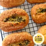Pan relleno de bacon/mozzarella