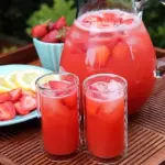 Limonada con fresa