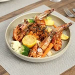 Grilled Prawns	قريدس  مشوي