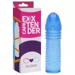 CAPA PENIANA EXTENDER SILICONE AZUL