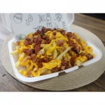 Batata frita com bacon