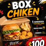 Burger, Nuggets , papas