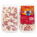 Gomitas de aros rellenos de fresa