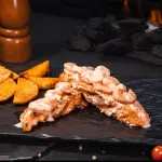 SALMÓN EN SALSA DE CAMARONES