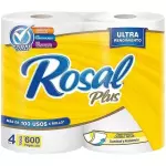 PAPEL SANITARIO ROSAL 600 HOJAS