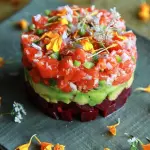 salmón tartar