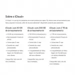 iCloud+Planos Armazenamento iphones