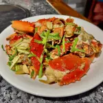 CANGREJO SALTEADO 姜葱炒蟹嵌