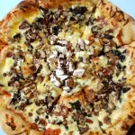 Pizza de Portobello relleno