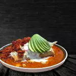 Enchiladas con longaniza