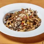Fettucine a La Caponata (Vegano)