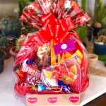 Cesta de chocolate vermelha ❤️