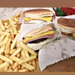 4 x burger fritas