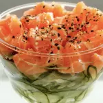 Sunomono de Salmão