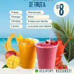 Fresa con leche