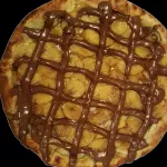 Sabor banana com chocolate