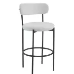 Banquetas Tivoli tela boucle Blanco