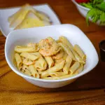 PASTAS EN SALSA DE CAMARON