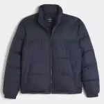 Boxy Mock-Neck Puffer Jacket