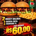 2 Rocky Balboa 1 Batata 1 Guaraná 1L